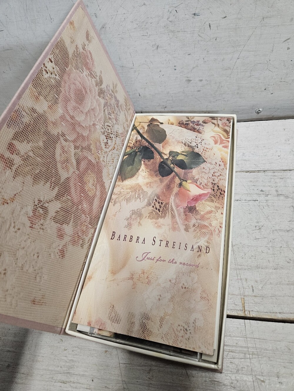 Barbra Streisand Just for the record... 4 Cassette Tape Box Set 1991 Vintage